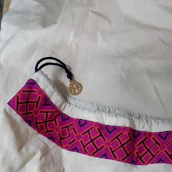 Tory Burch Nautical Canvas Tote East Coast Embroidery Includes Dust Bag NWT $350 - Picture 8 of 9